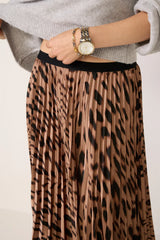 Nostalgia Pleated Midi Skirt