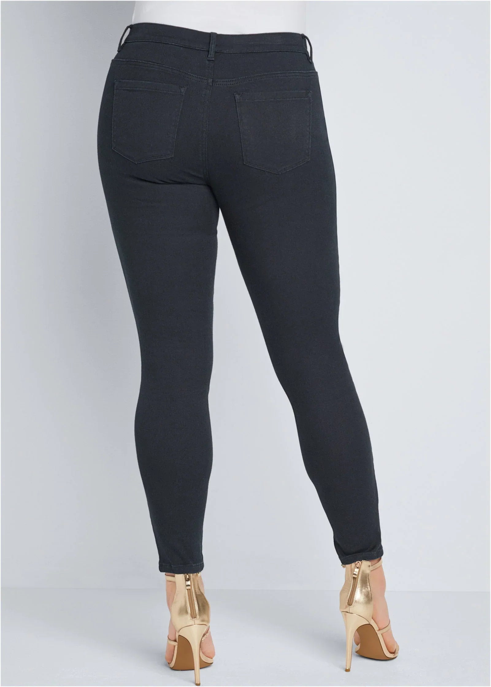 Heidi Skinny Jeans Black Denim