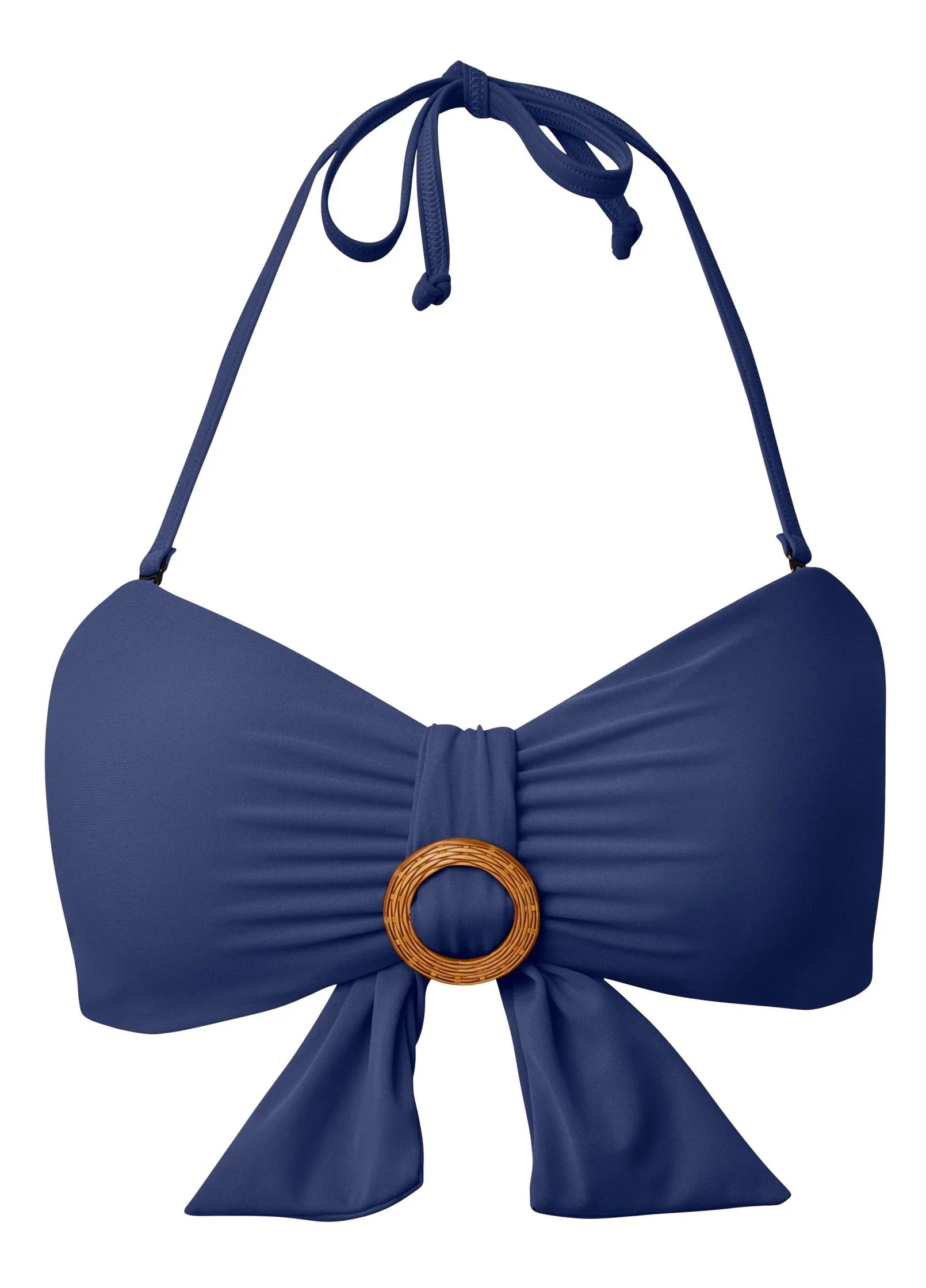 Ring Front Bandeau Top Ultramarine Blue
