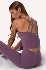 Soft Active Sweetheart Neck Tank Top in Dusk