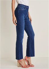 Brigitte Kick Flare Jeans Dark Wash