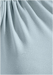 Glitter Knit Midi Dress Blue Metallic