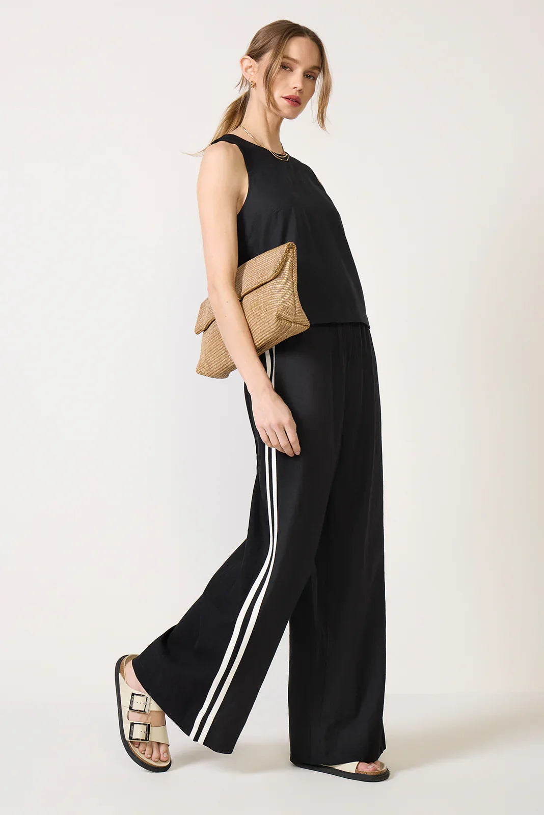 Leah Linen Track Pant