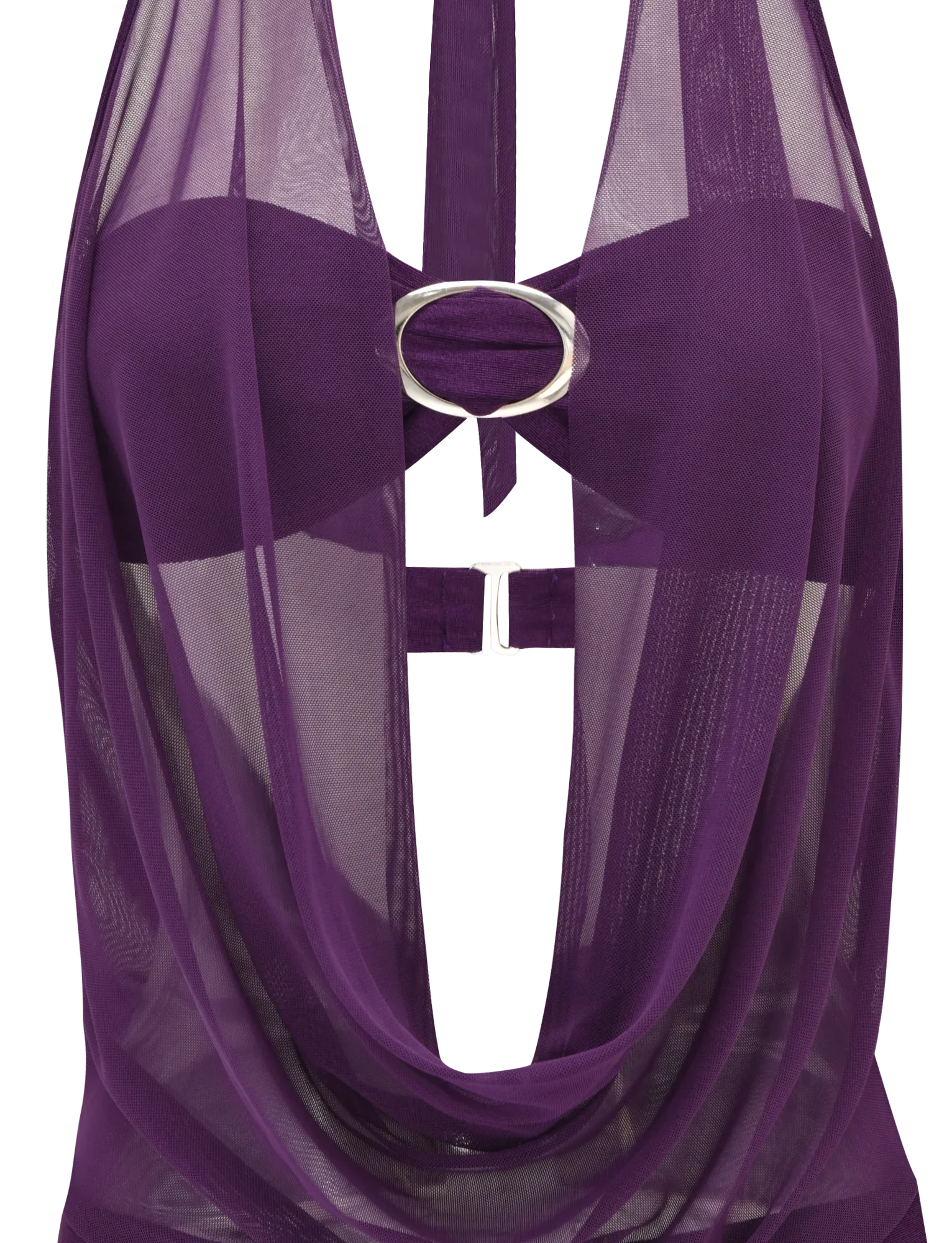 MAKENA TWO PIECE TOP PURPLE