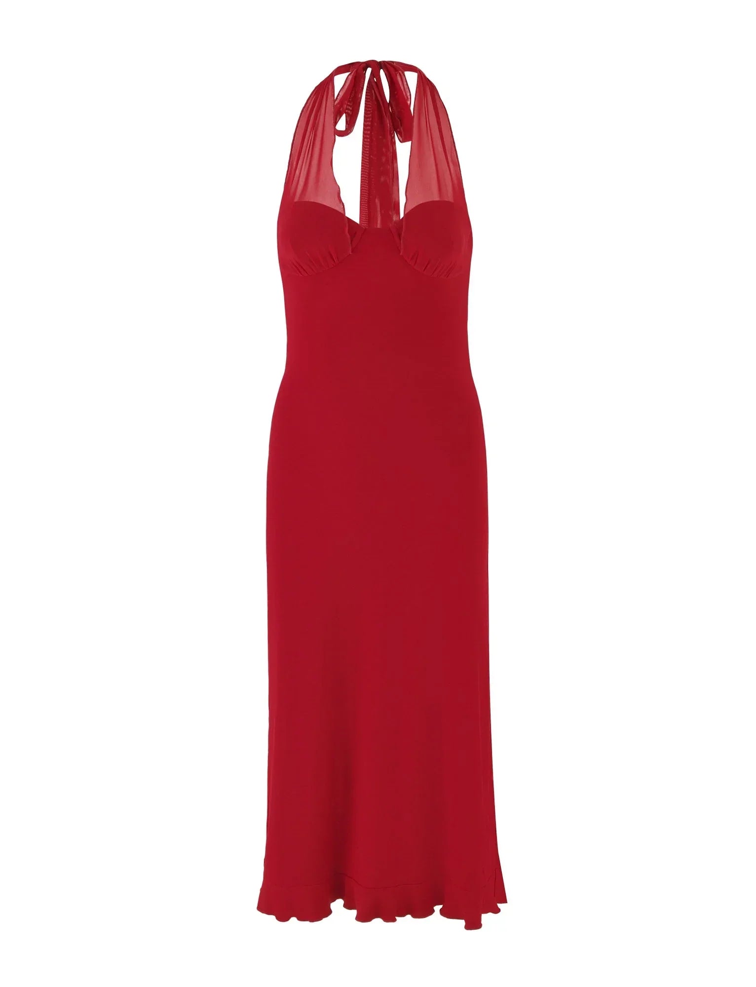 GRANGER MIDI DRESS RED CHERRY RED