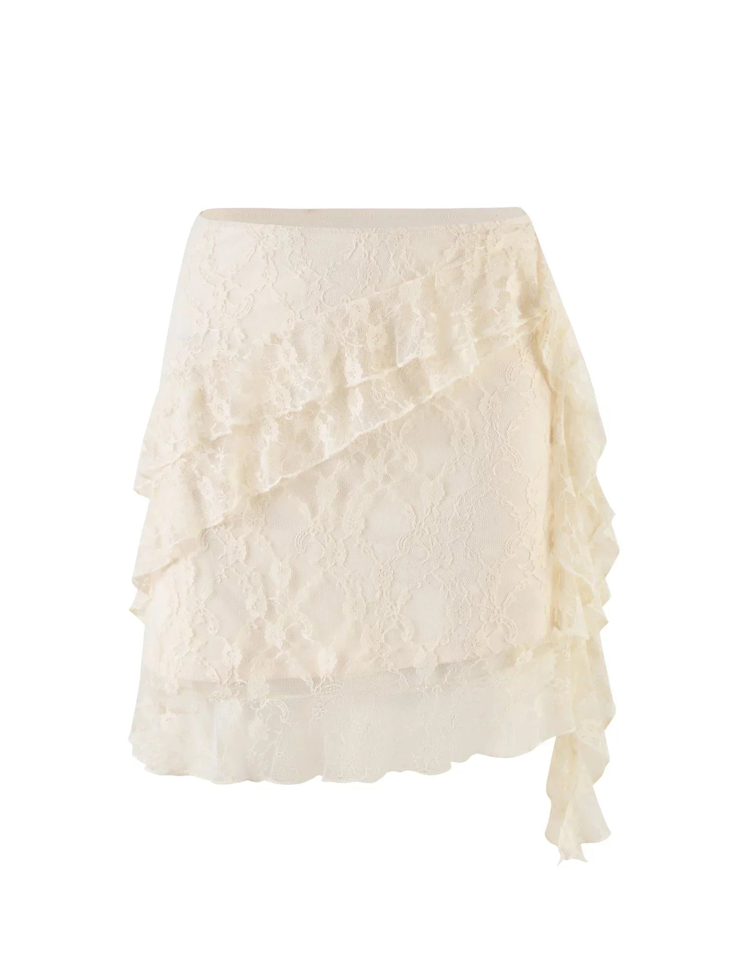 STORMI LACE SKIRT BEIGE CHAMPAGNE CHAMPAGNE LACE