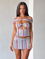 HAZE TWIST TOP VARIEGATED STRIPE
