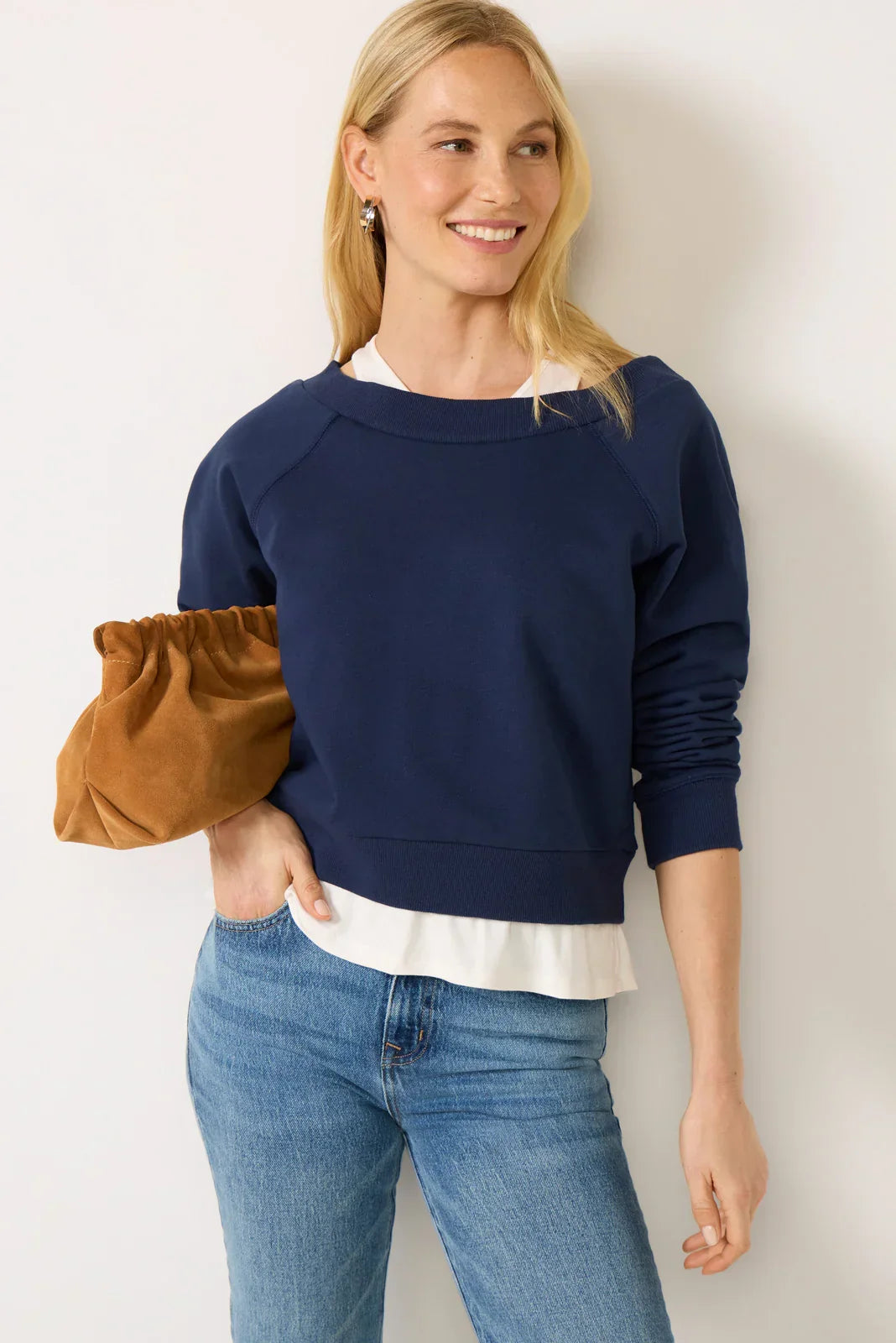 Lizzie Twofer Tank Sweatshirt