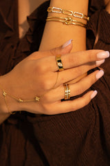 Ellie Gold Stacking Ring Set