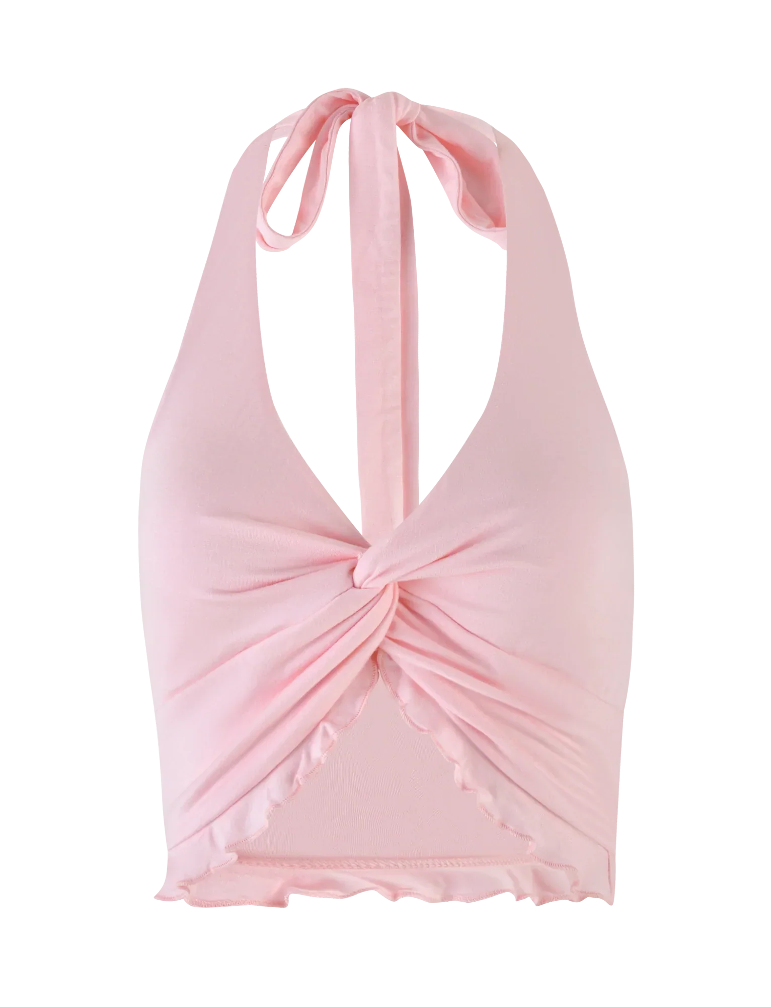 KATYA HALTER TOP PALE PINK