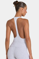 ButterCloud Bodysuit in Grey Marl