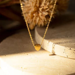 Mini Heart Gold Necklace