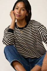 Kaylin Cozy Stripe Tee