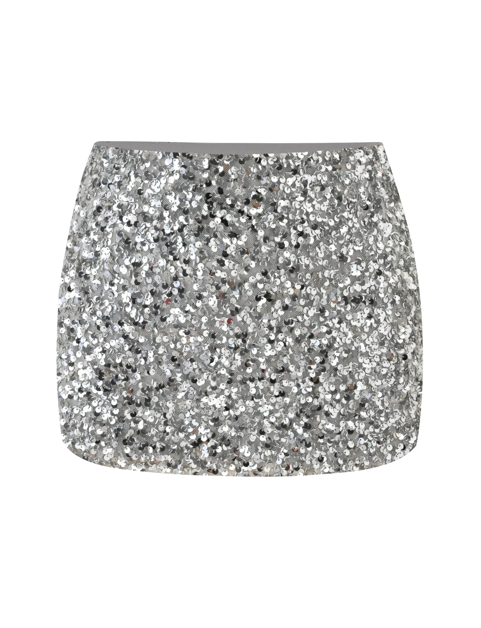 REILYNN MINI SKIRT SILVER