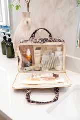 KenzKustomz Clear Coat Toiletry Case Leopard
