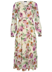 Tiered Floral Maxi Dress Chalet Bouquet