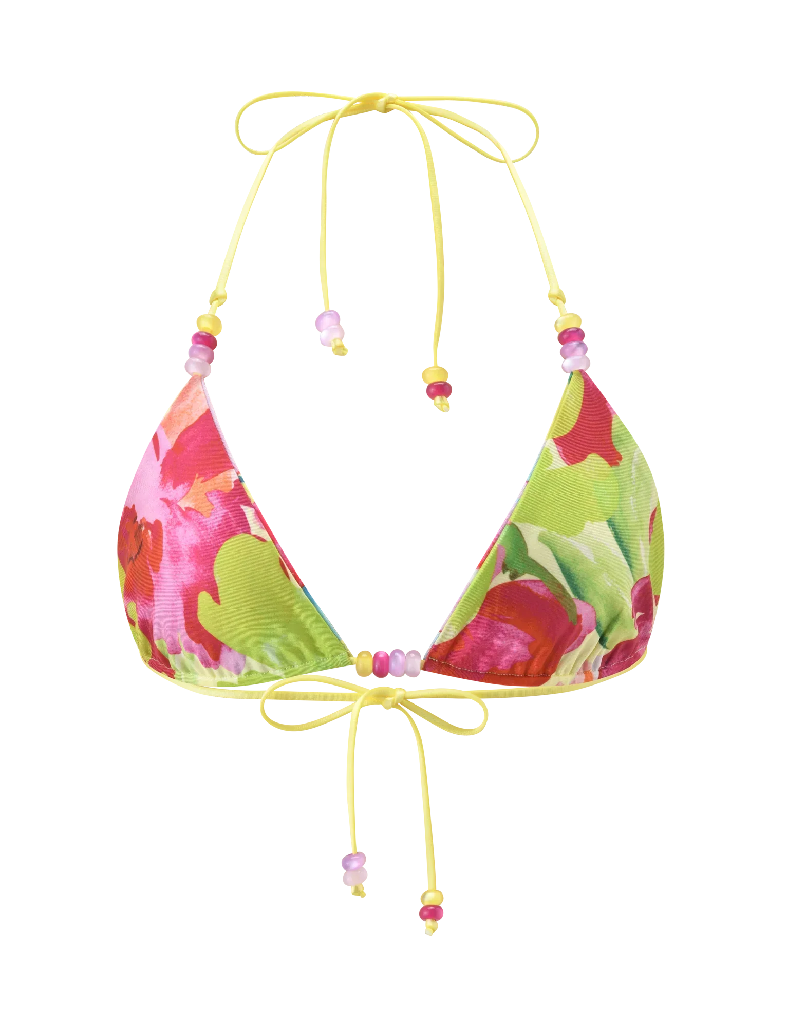 FINLEA REVERSIBLE BIKINI TOP GARDEN DAIQUIRI FLORAL