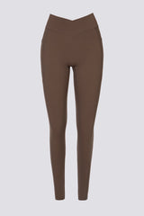 Soft Active Full Length Leggings in Cocoa