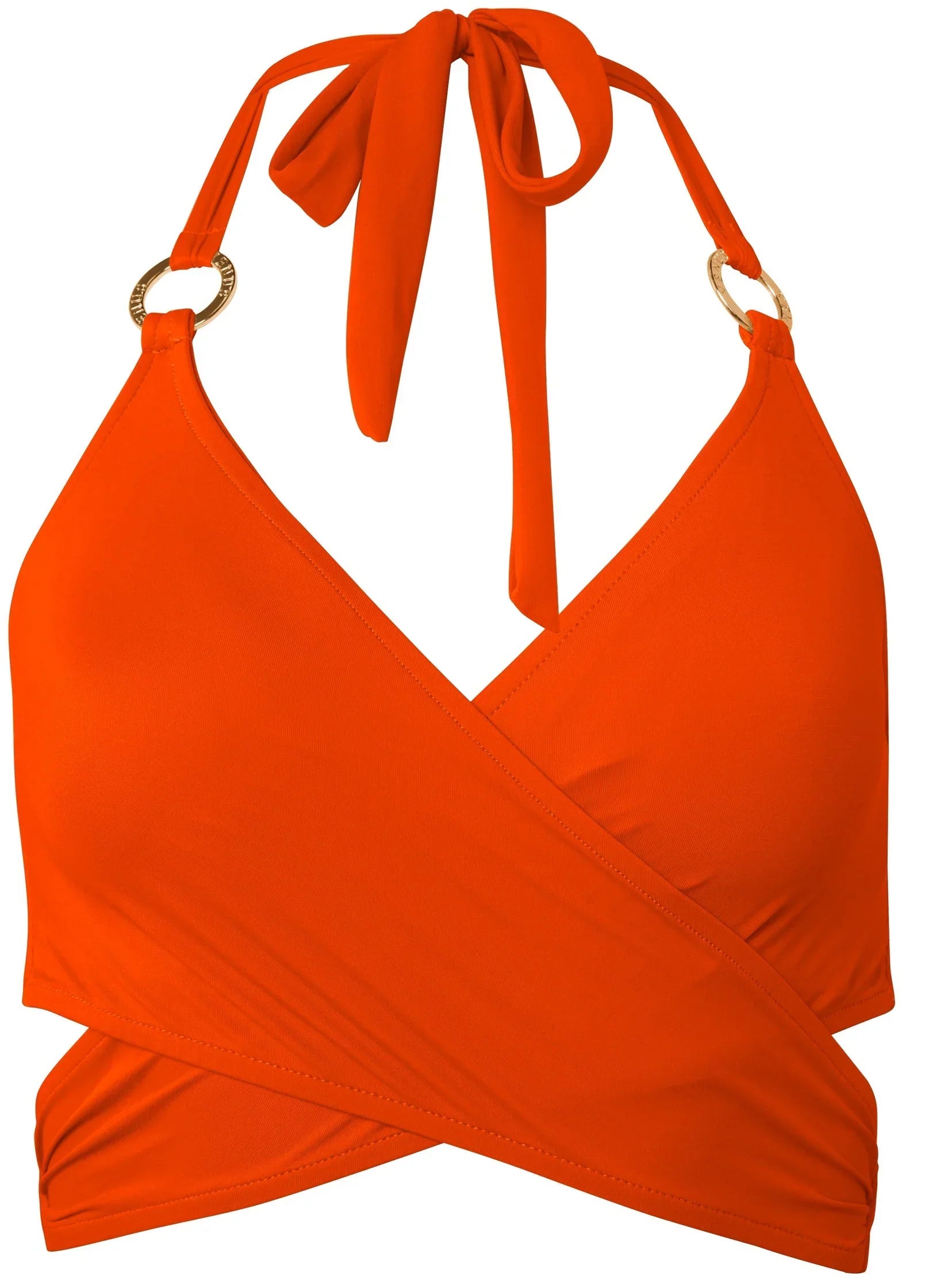 Laguna Wrap Underwire Top Burnt Orange