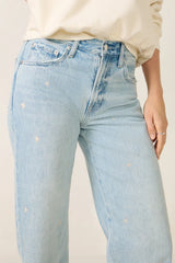 Lexi Bowed Straight Jean