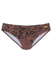 Printed Moderate Bottom Abstract Leopard