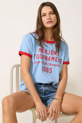 Mahjong Champions Ringer Tee