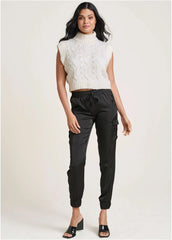 Cable Knit Sweater Cloud Dancer