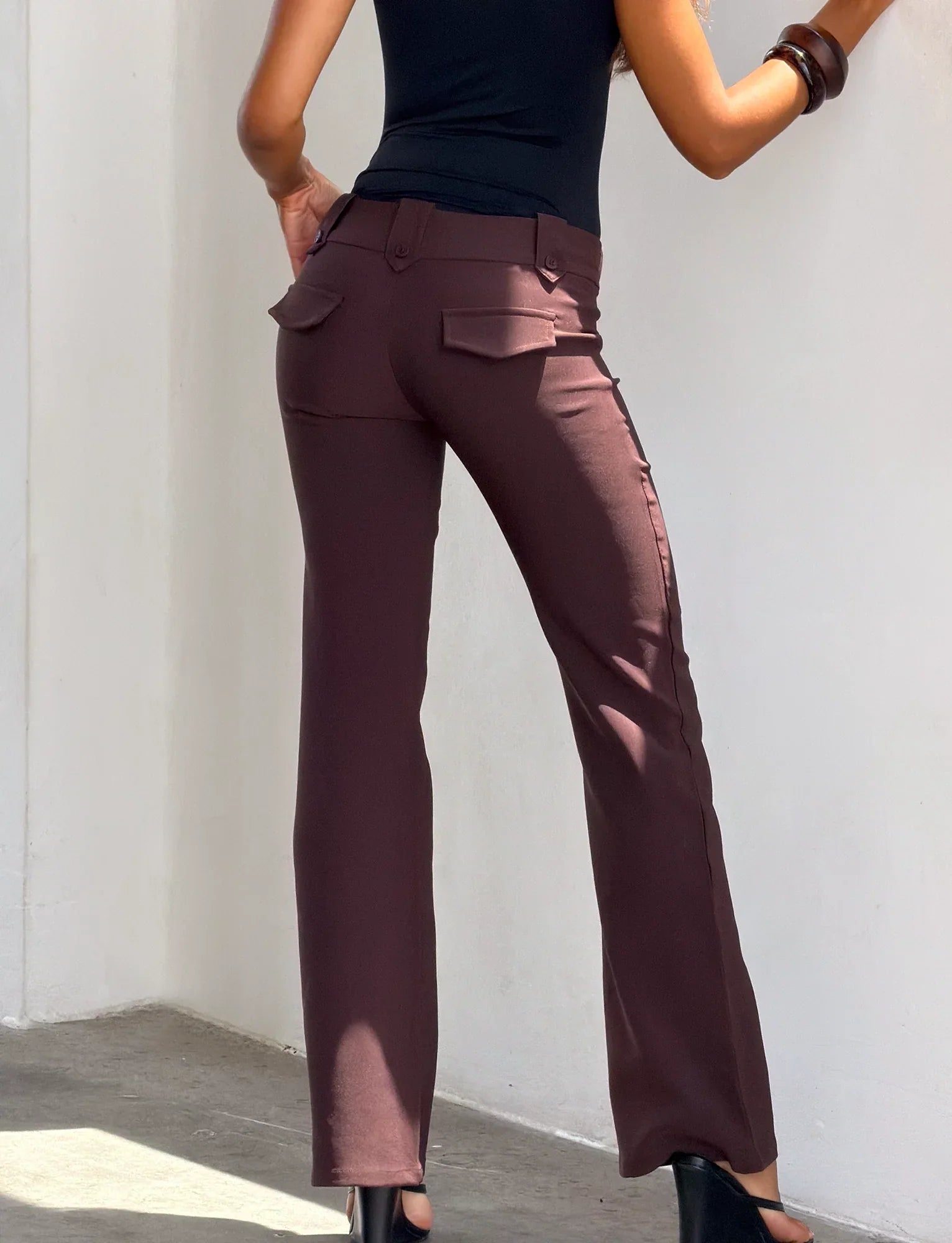 KITTIE PANT BROWN CHOCOLATE