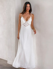 AISLYNN MAXI DRESS WHITE