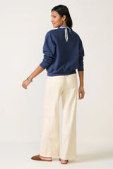 Joelle Stretch Linen Trouser with Tie Waist