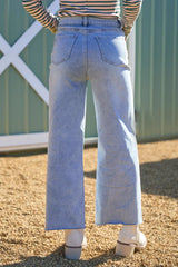 My Favorite Light Wash Wide Leg Jeans