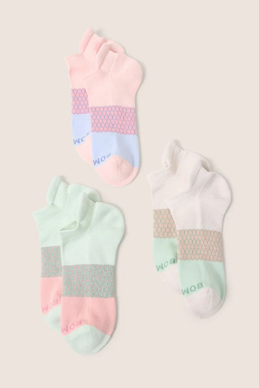 Tri Block Ankle Sock 3 Pack