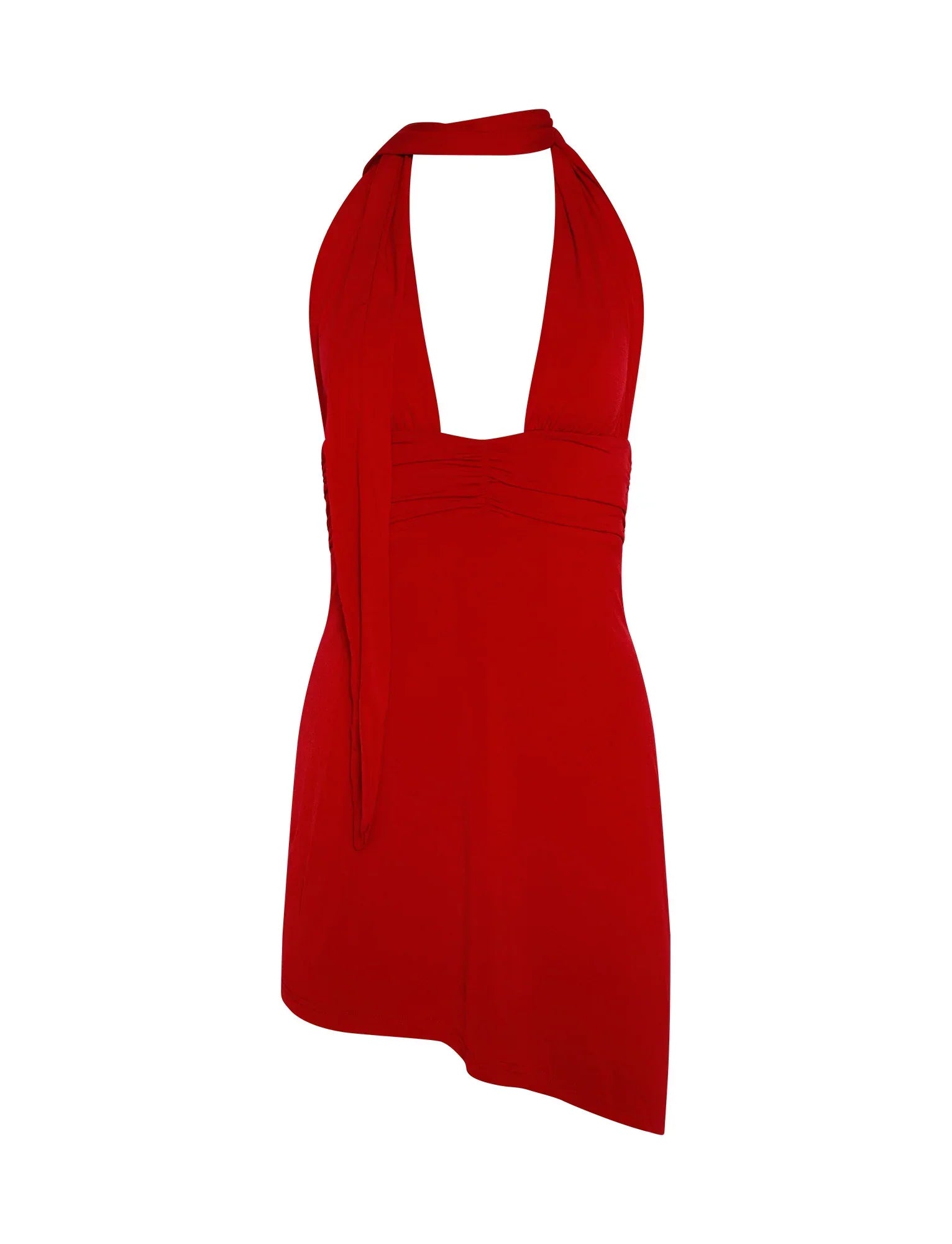 LUNA DRESS RED FIRE ENGINE RED