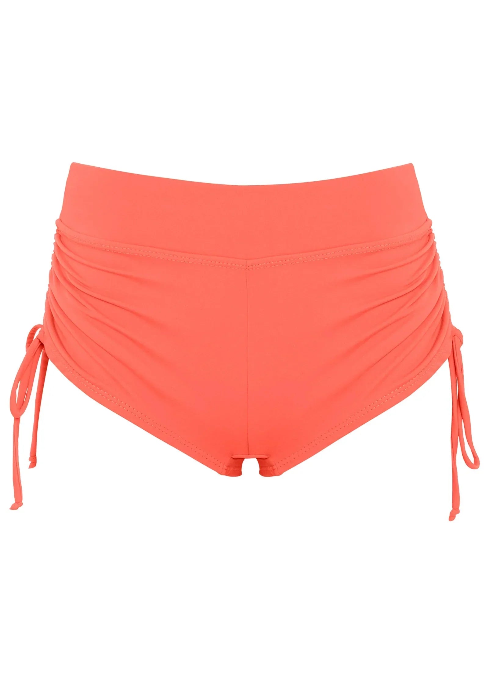 Adjustable Side Swim Short Coral Crush
