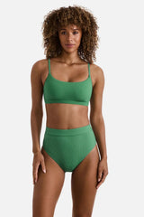 Ellis Bralette Sage Lido Rib