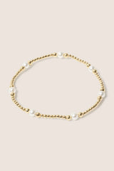 Purpose Pearl 4mm Gold Bracelet