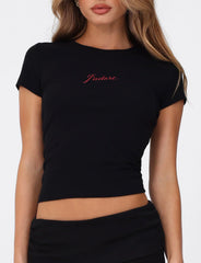 SAPHIRA TEE BLACK