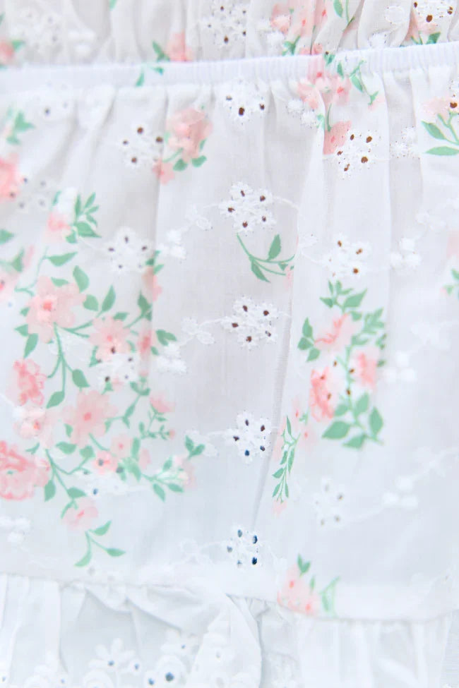 Briar Pink Floral Babydoll Tank