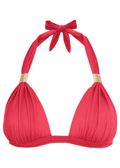 Goddess Push Up Halter Top Sunset Pink