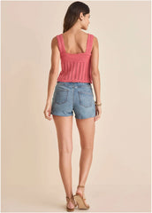 Pointelle Tank Paradise Pink