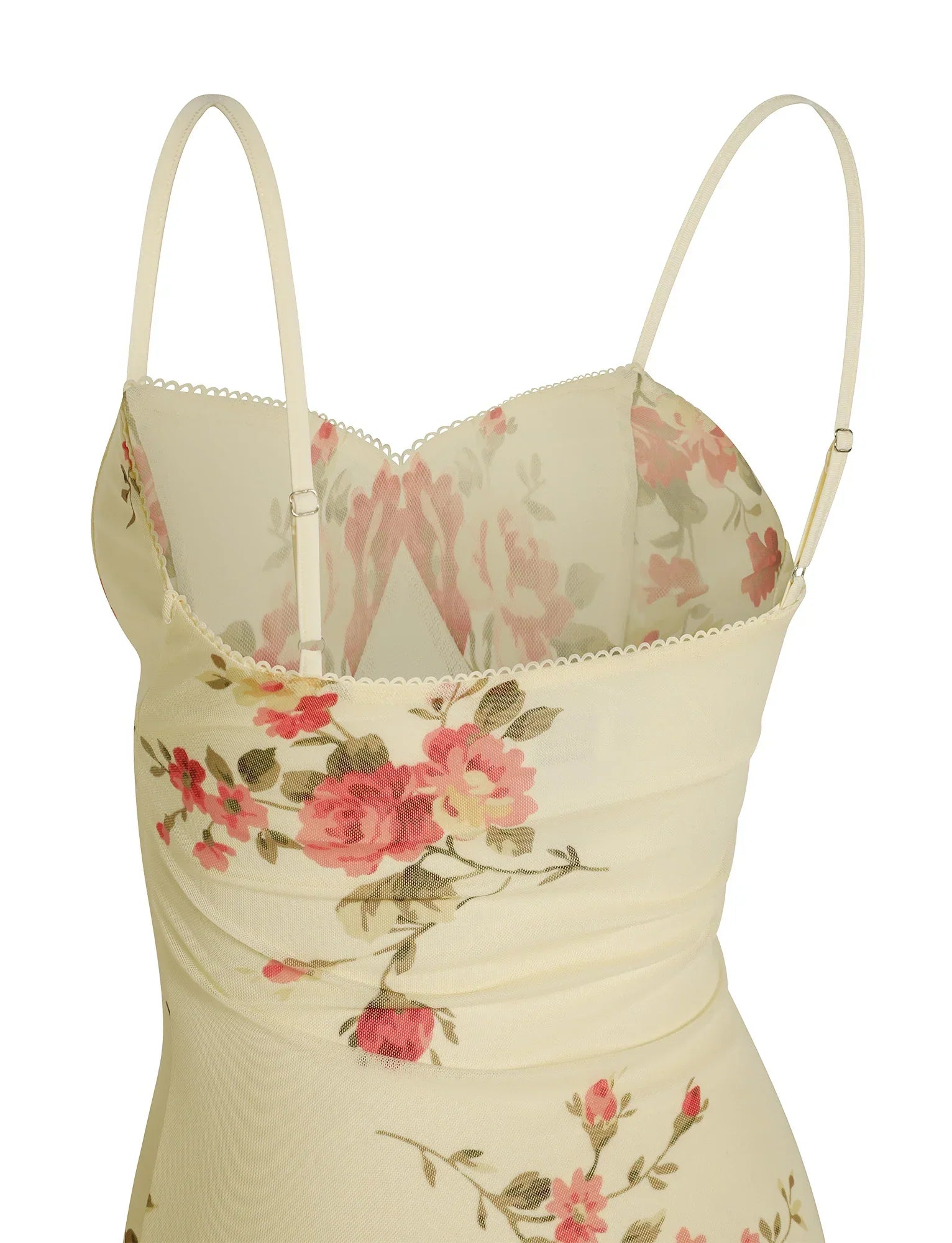 JULIANNA DRESS YELLOW MACRO FLORAL POP FLORAL