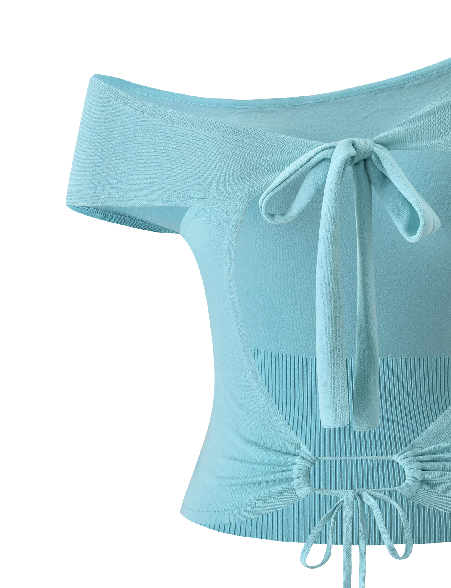 JASMINA KNIT TOP BLUE