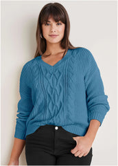 Cable Knit Sweater Niagara