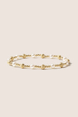 Dignity Sincerity Gold 4mm Bracelet