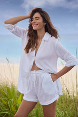 Vista Short White Bliss Gauze