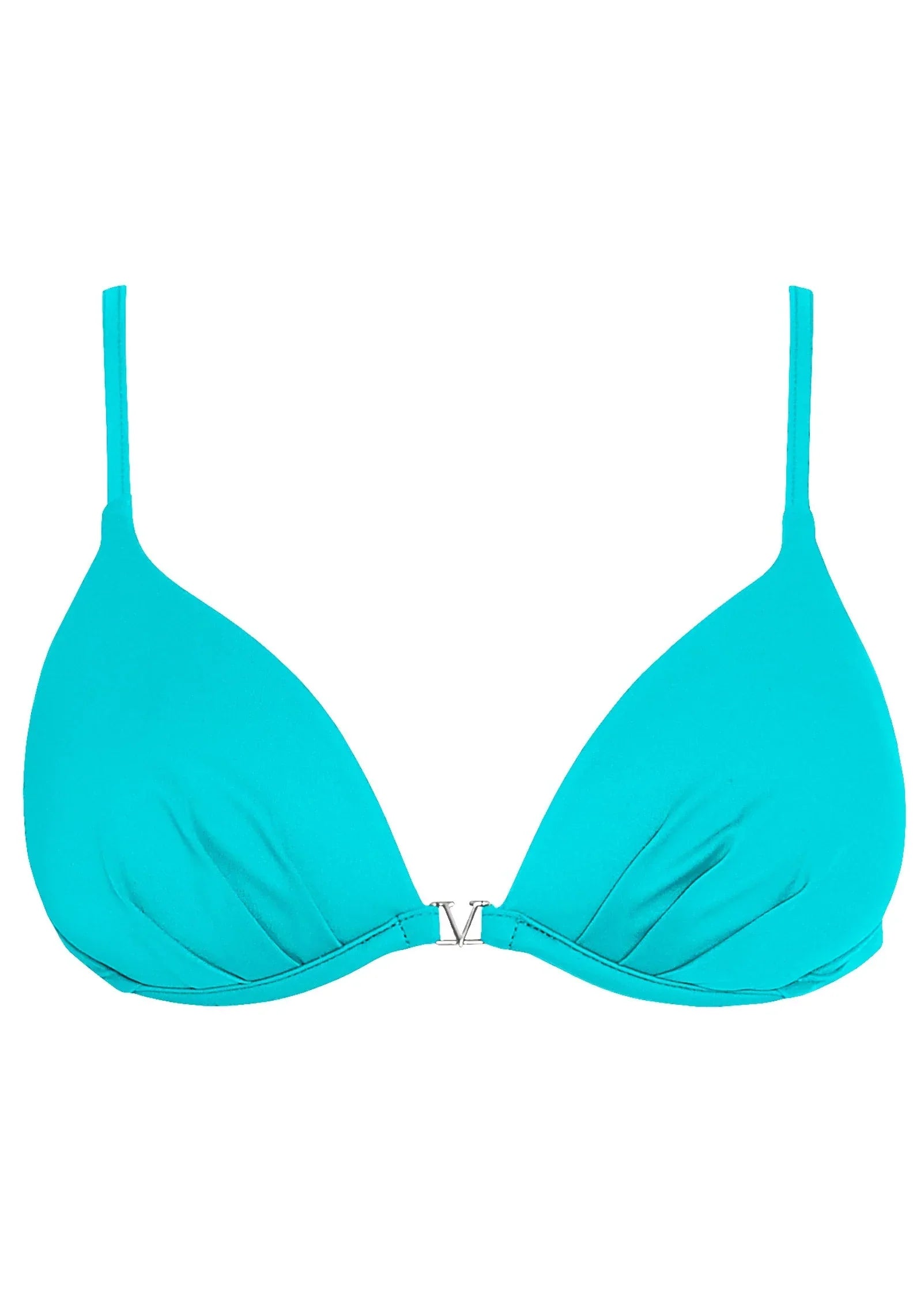 Push Up Bikini Top Aqua Reef