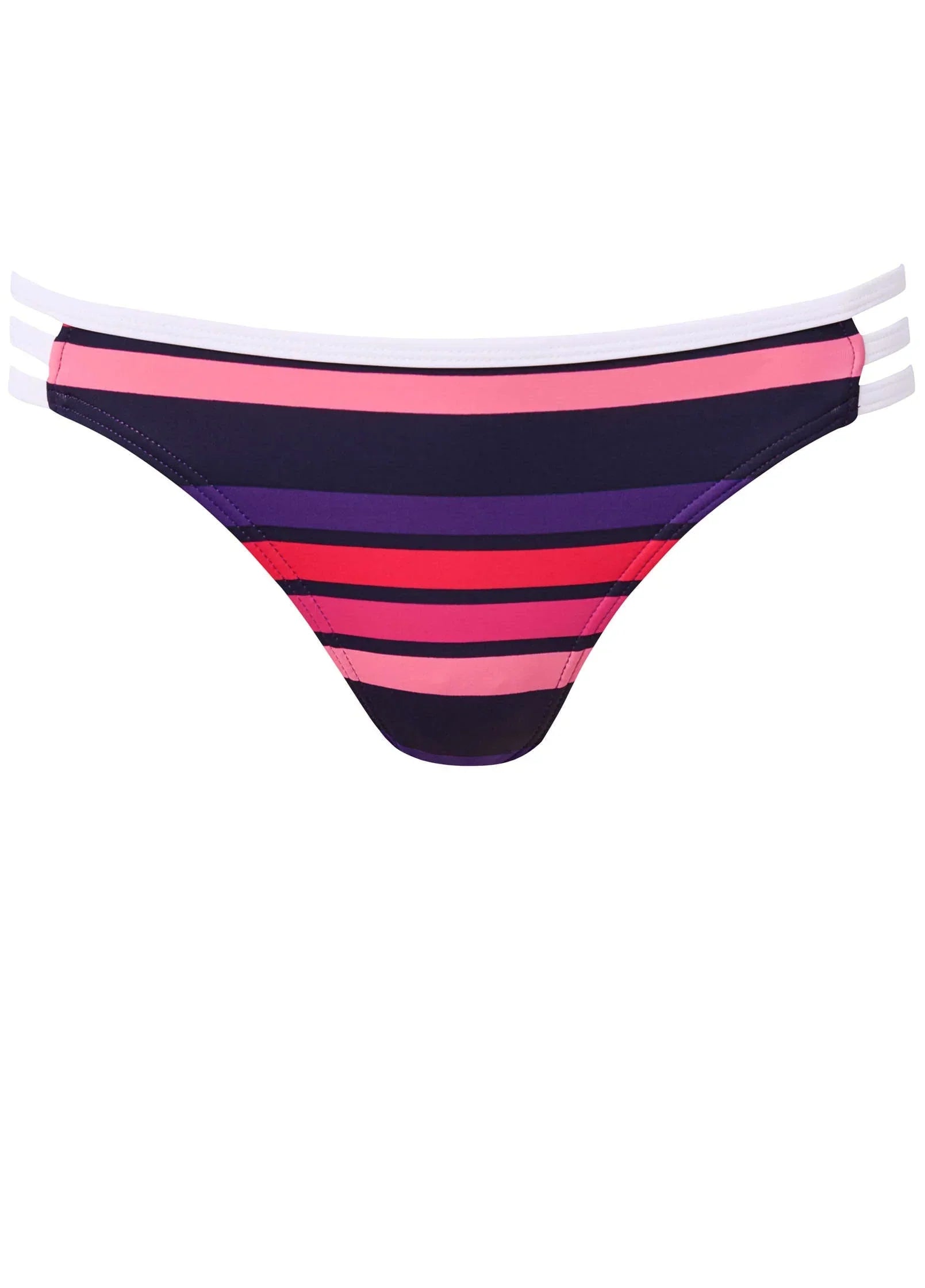 Strappy Side Moderate Bottom Sunburst Stripe