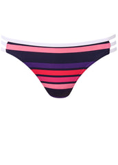 Strappy Side Moderate Bottom Sunburst Stripe
