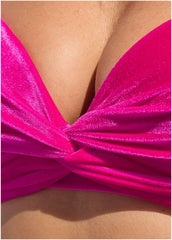 Velvet St Lucia Twist Front Top Pink Crush