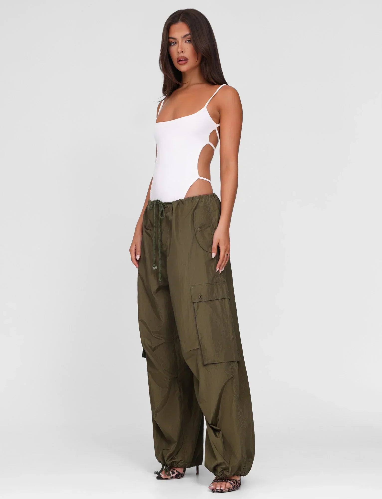 VIOLETTE PANT GREEN KHAKI GREEN